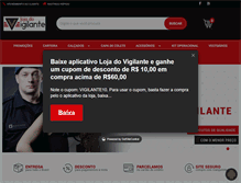 Tablet Screenshot of lojadovigilante.com